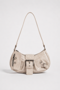 Triple Belt Faux Leather Bag