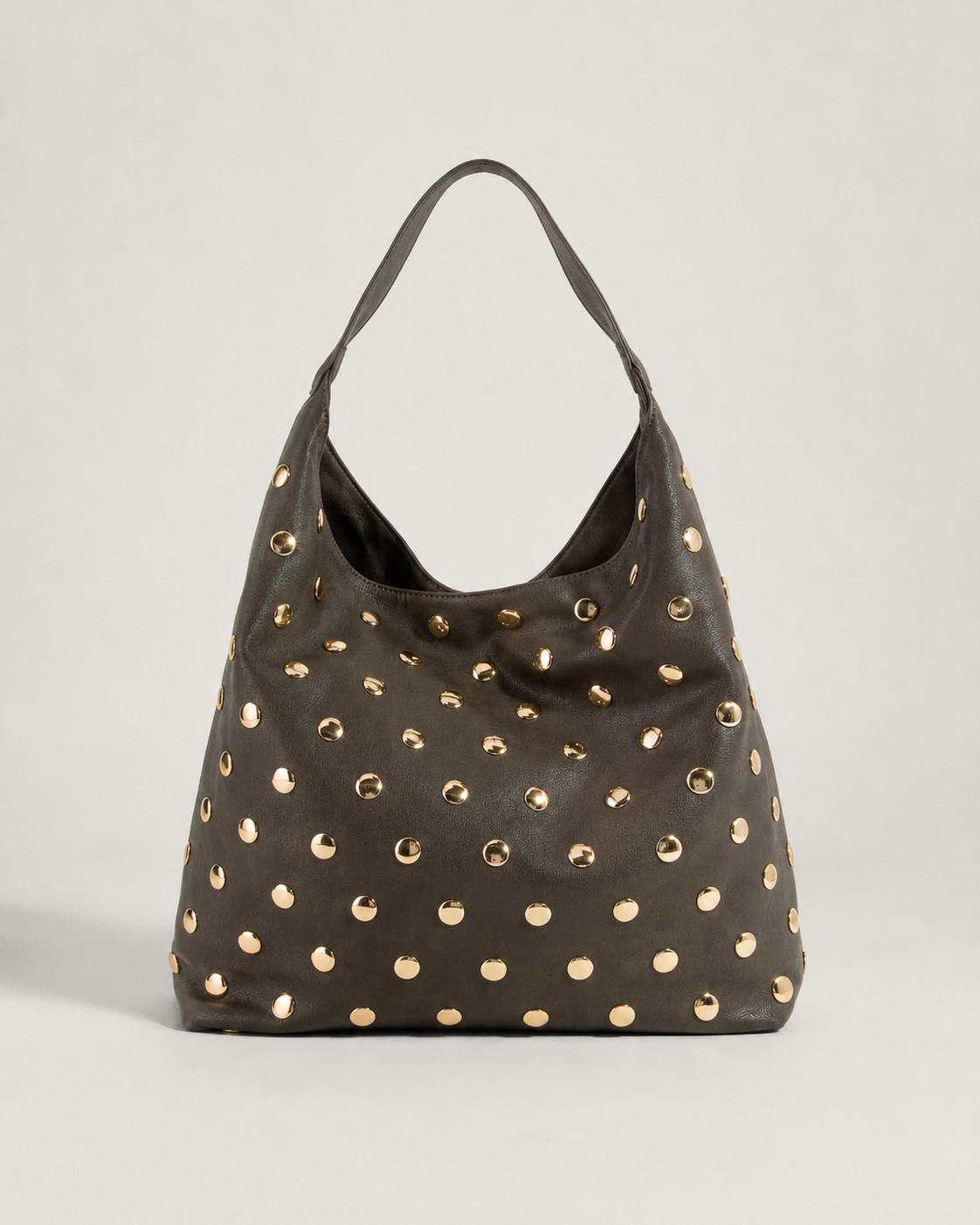 Studded Leather Handbag