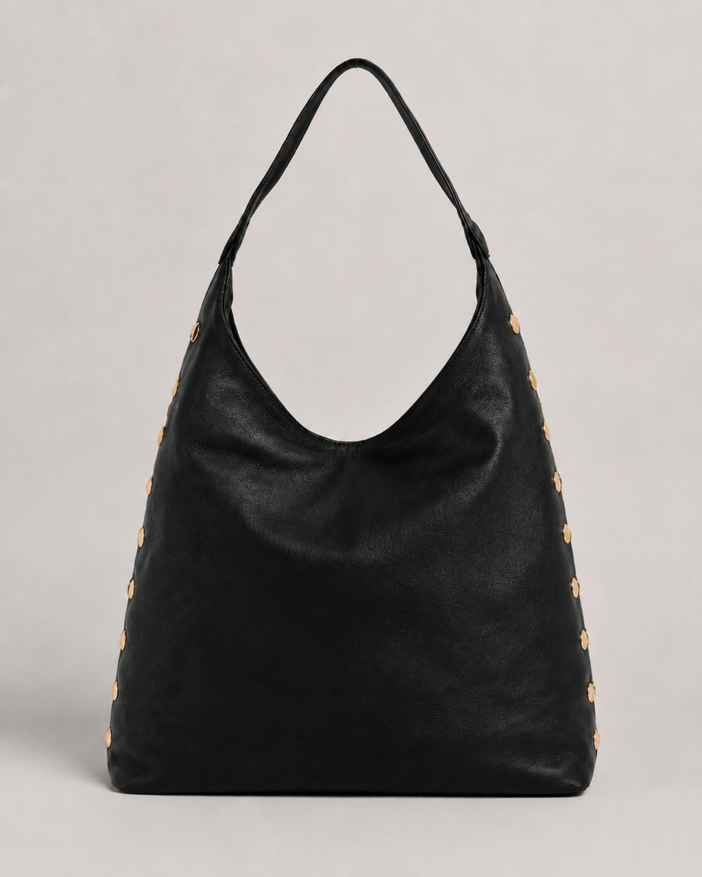 Studded Leather Handbag