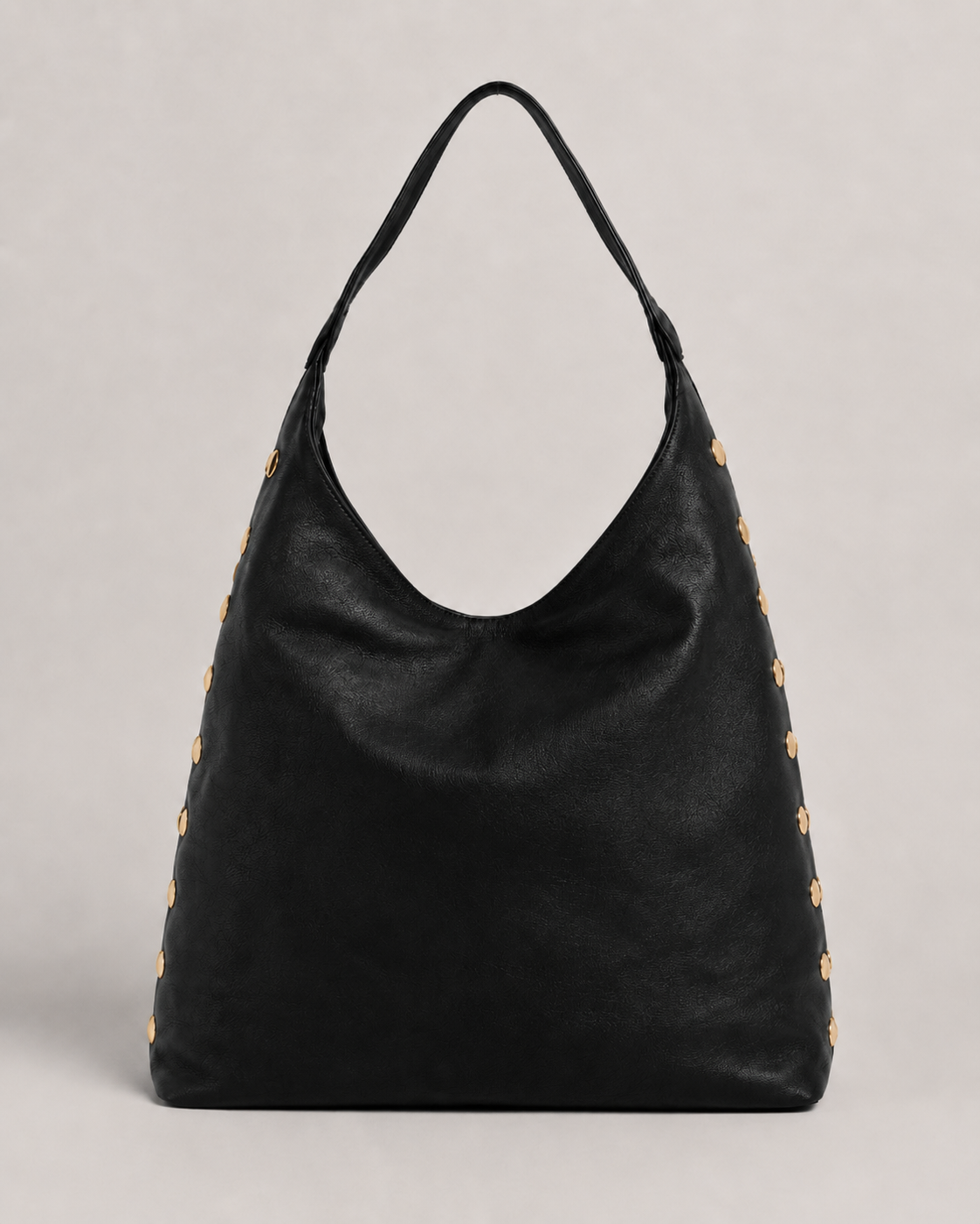 Studded Leather Handbag
