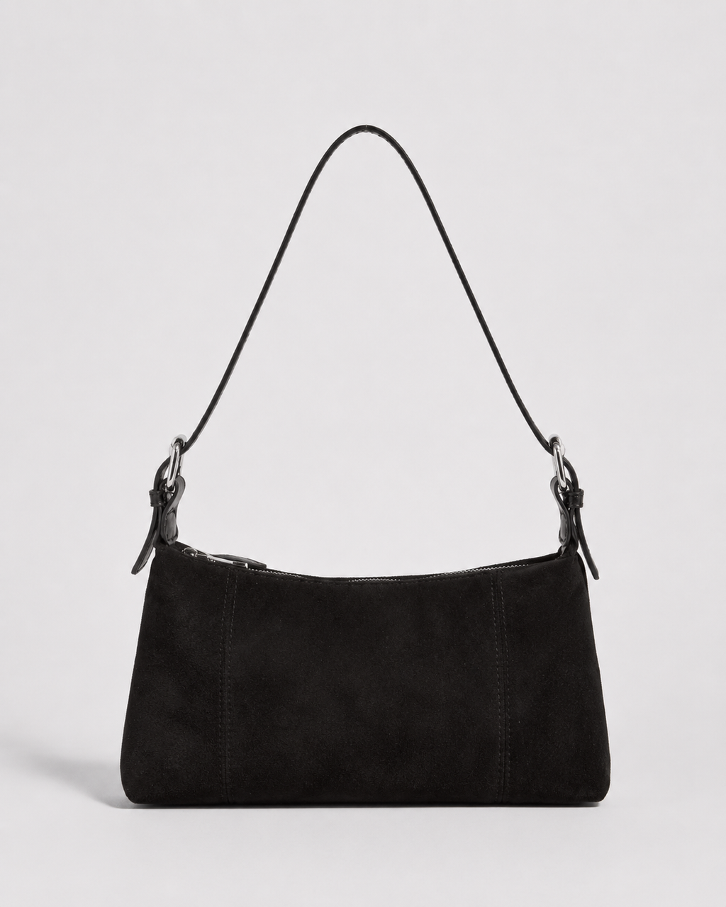 Suede Rectangle Shoulder Bag