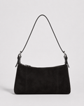 Suede Rectangle Shoulder Bag