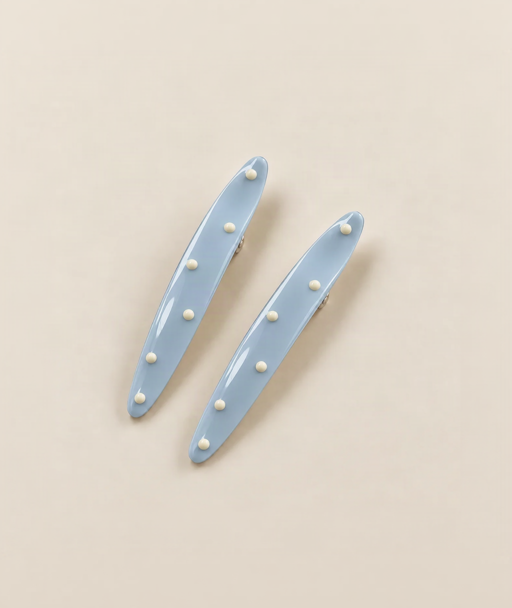 Mini Polka Dot Clips