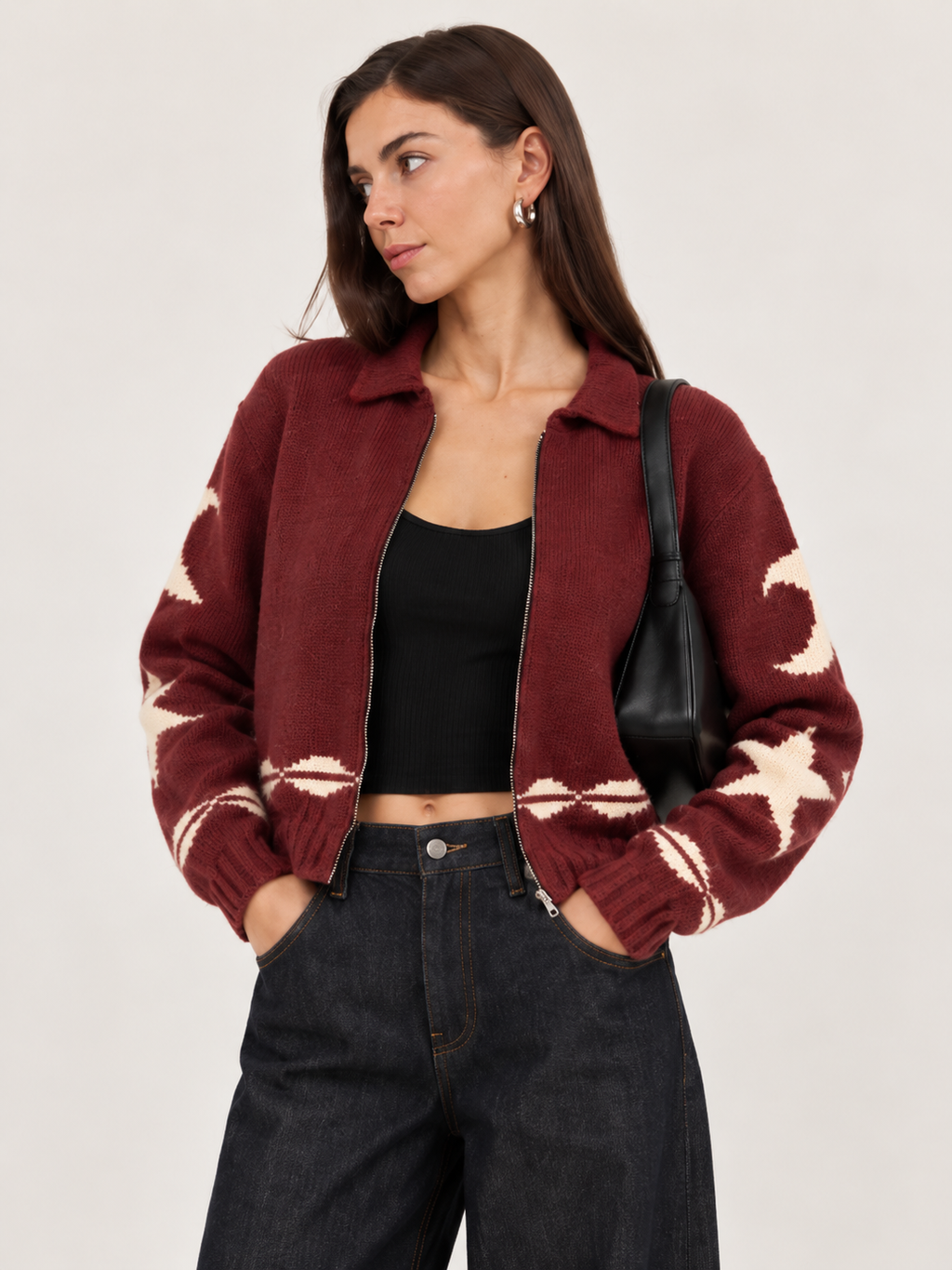 Luna Zip Sweater Jacket