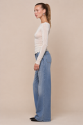 Sheer Mesh Long Sleeve Top