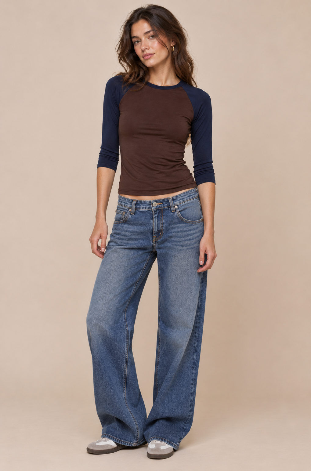 Color Block Raglan Top