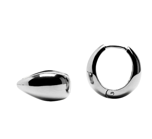 MayMay Tear Drop Hinge Hoop Earrings