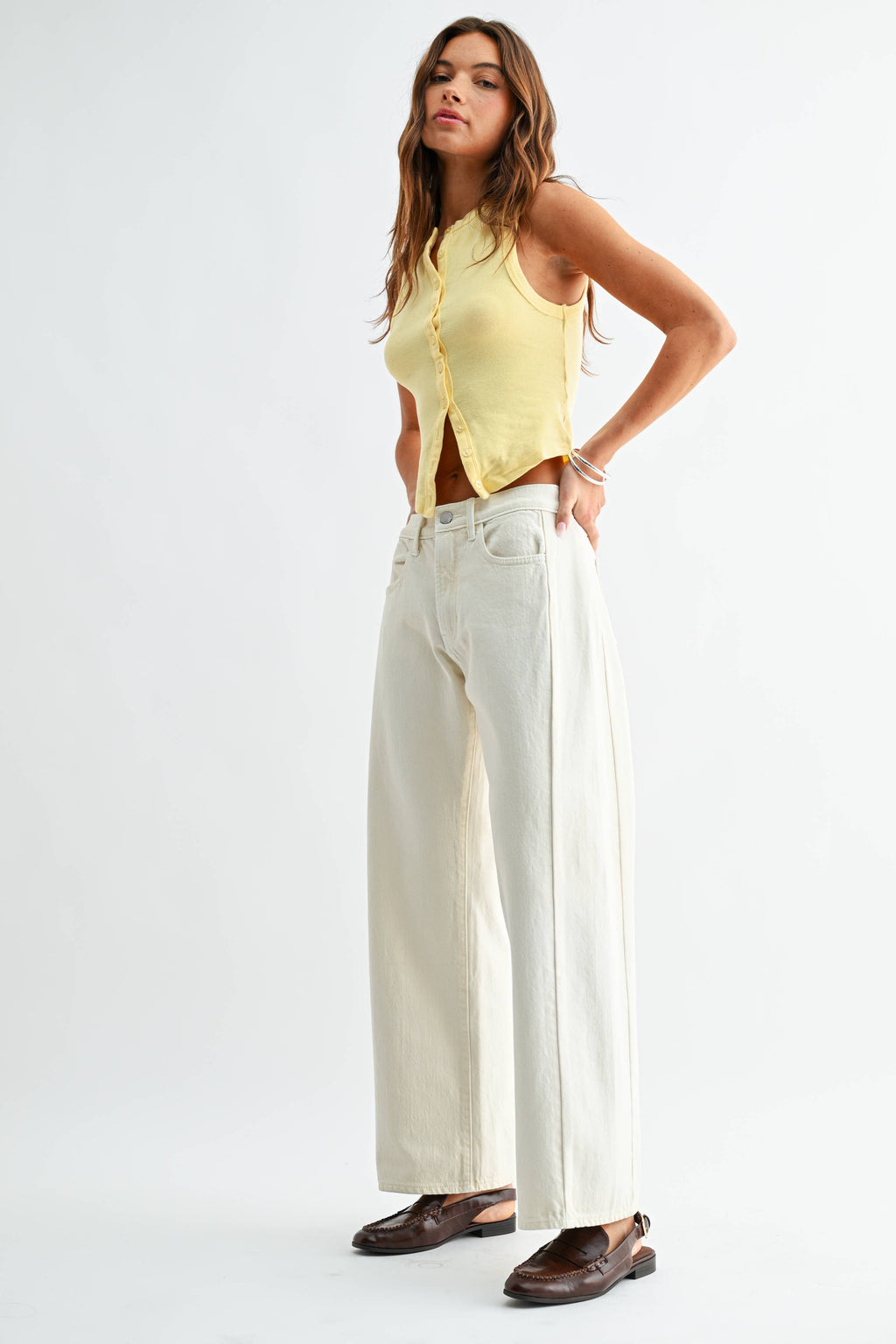 High Rise Barrel Jean