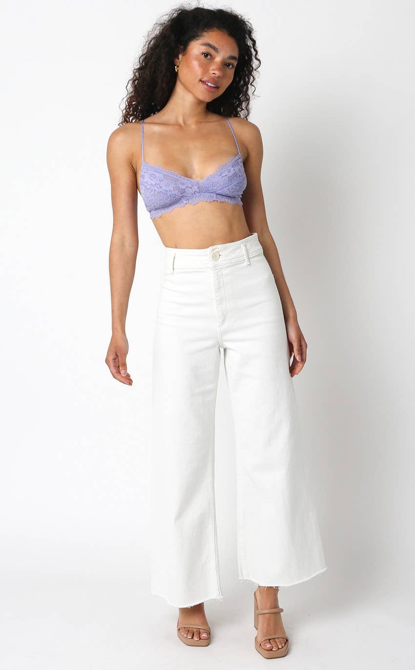 Lace Dixie Top - Violet