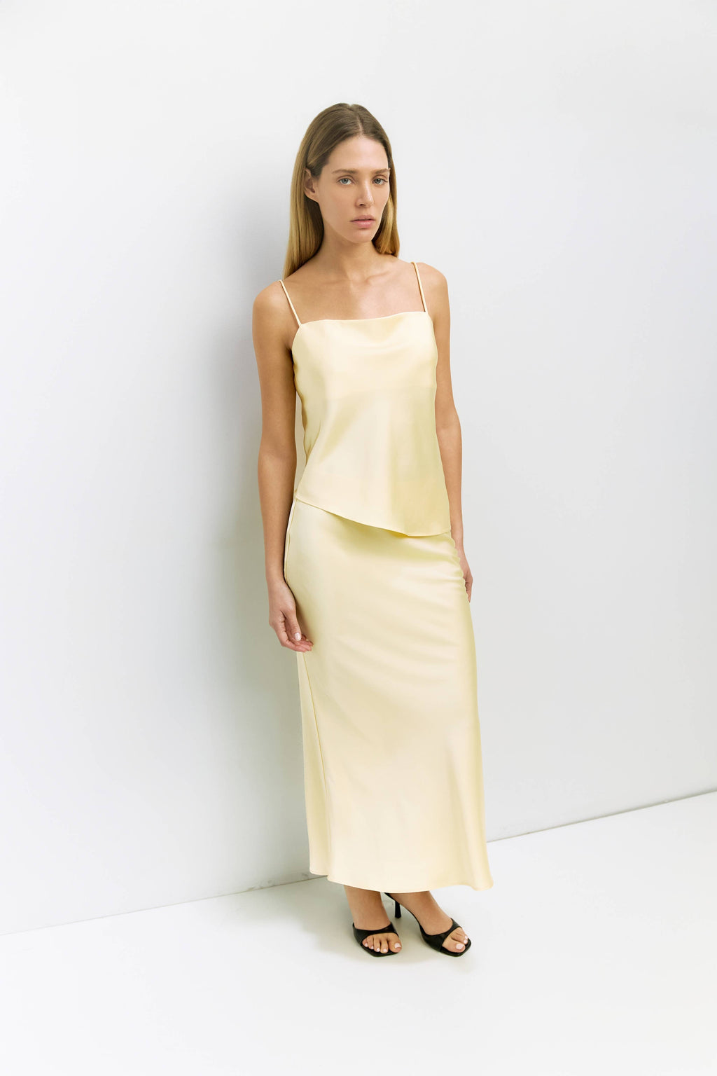 Elena Satin Tank Top