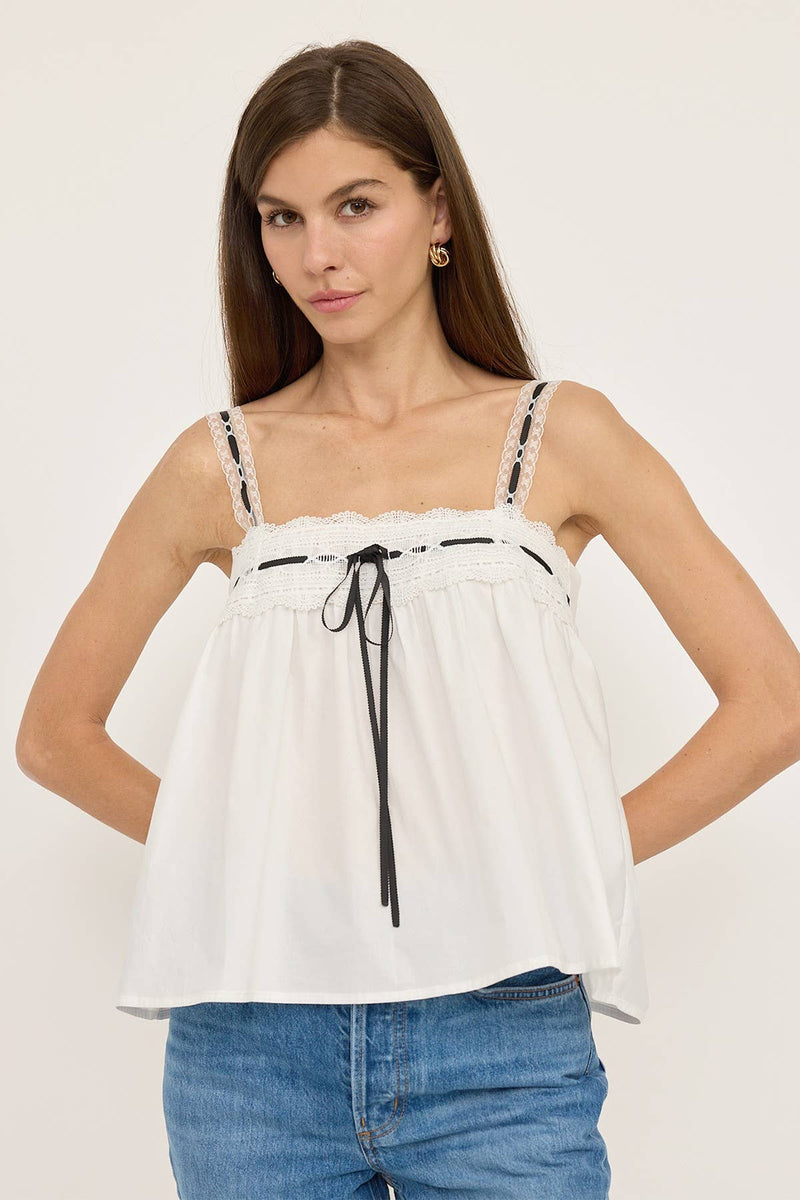 Laced Trim Blouse