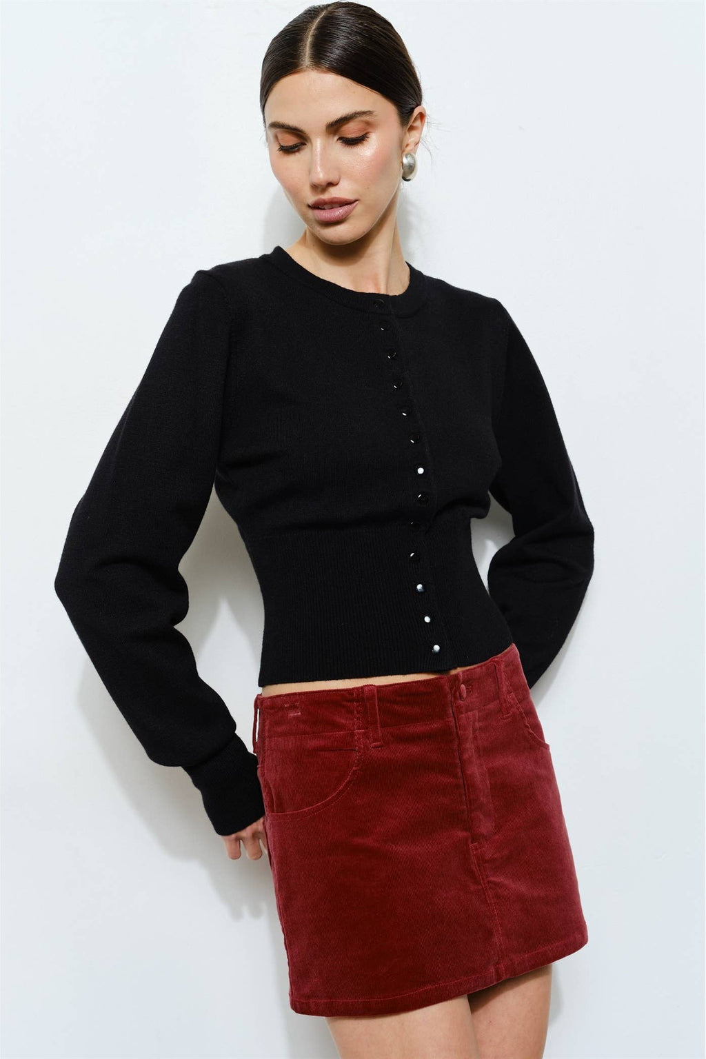 Cassandra Snap Button Cardigan