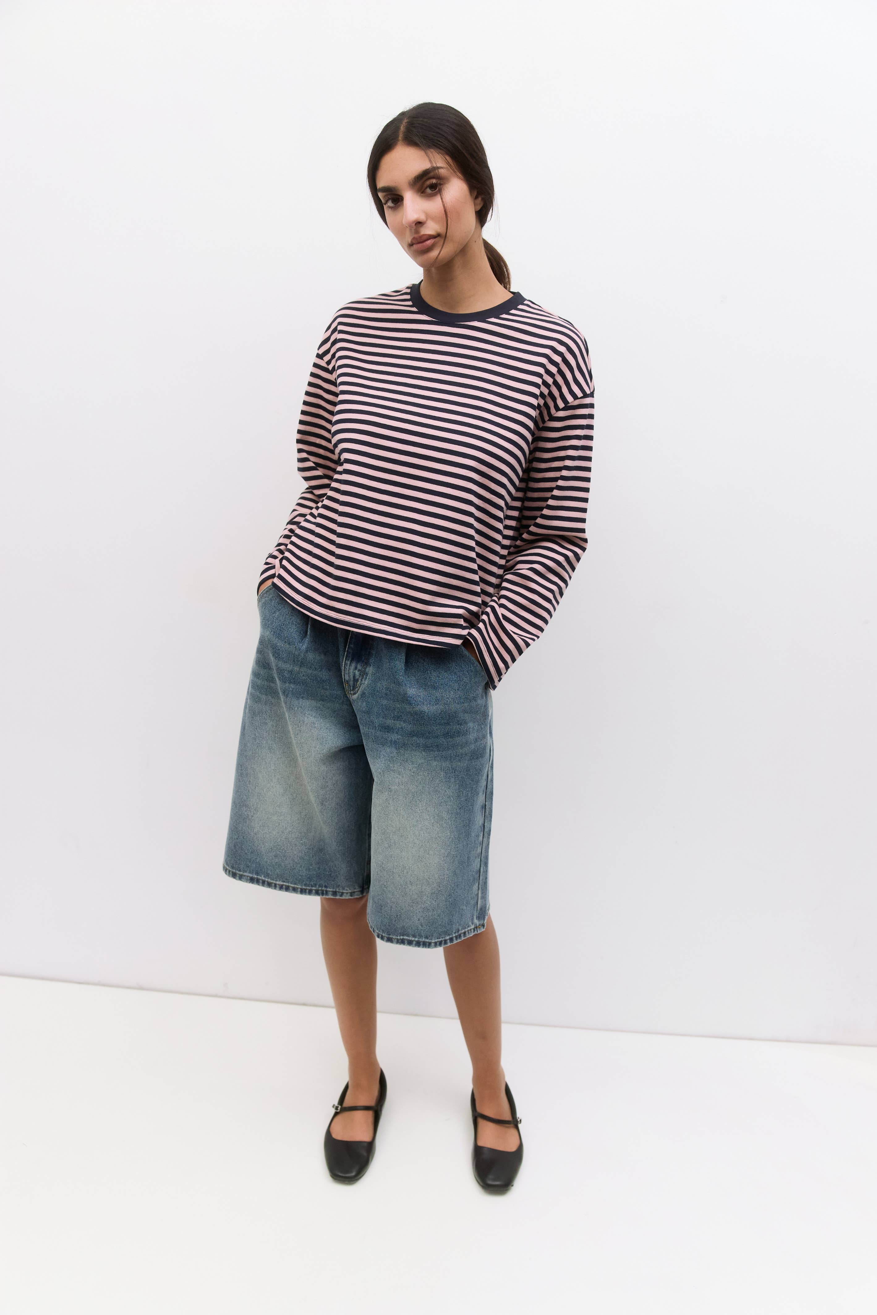 Callahan Striped Long Sleeve T-Shirt