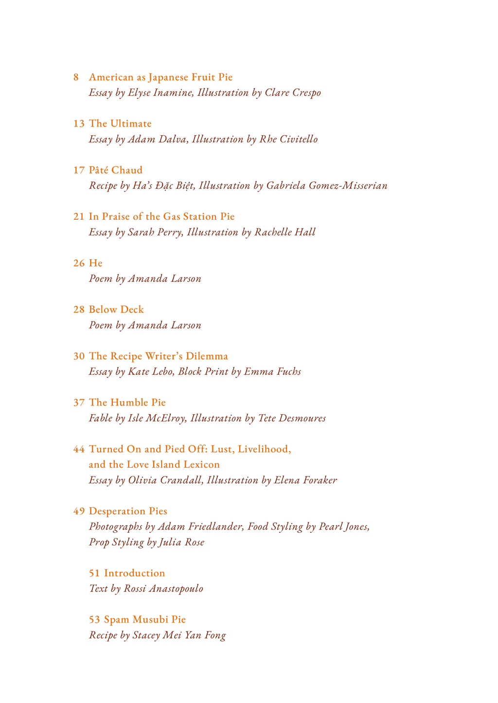 Volume 3: Humble Pie