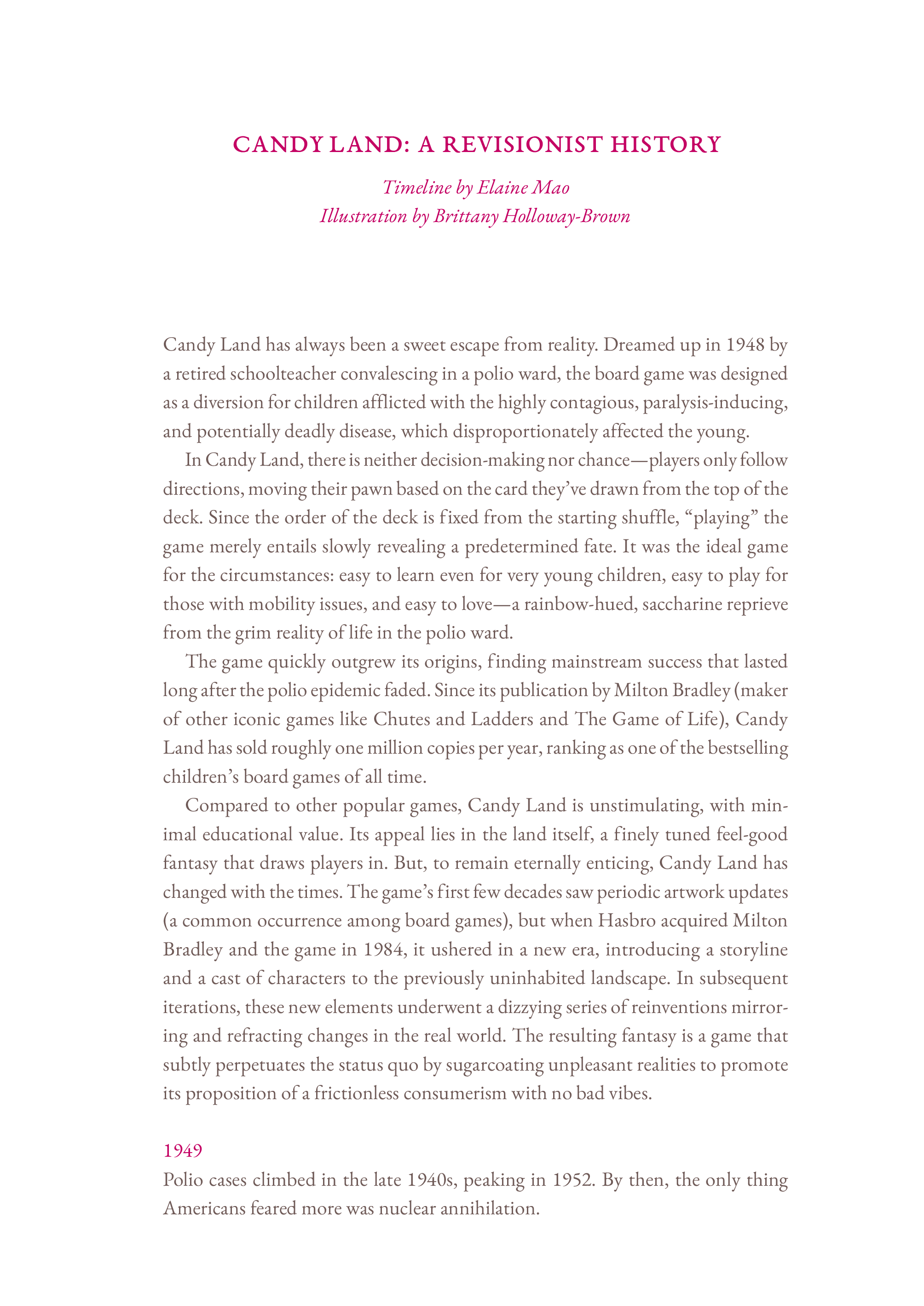 Volume 5: Candy Land