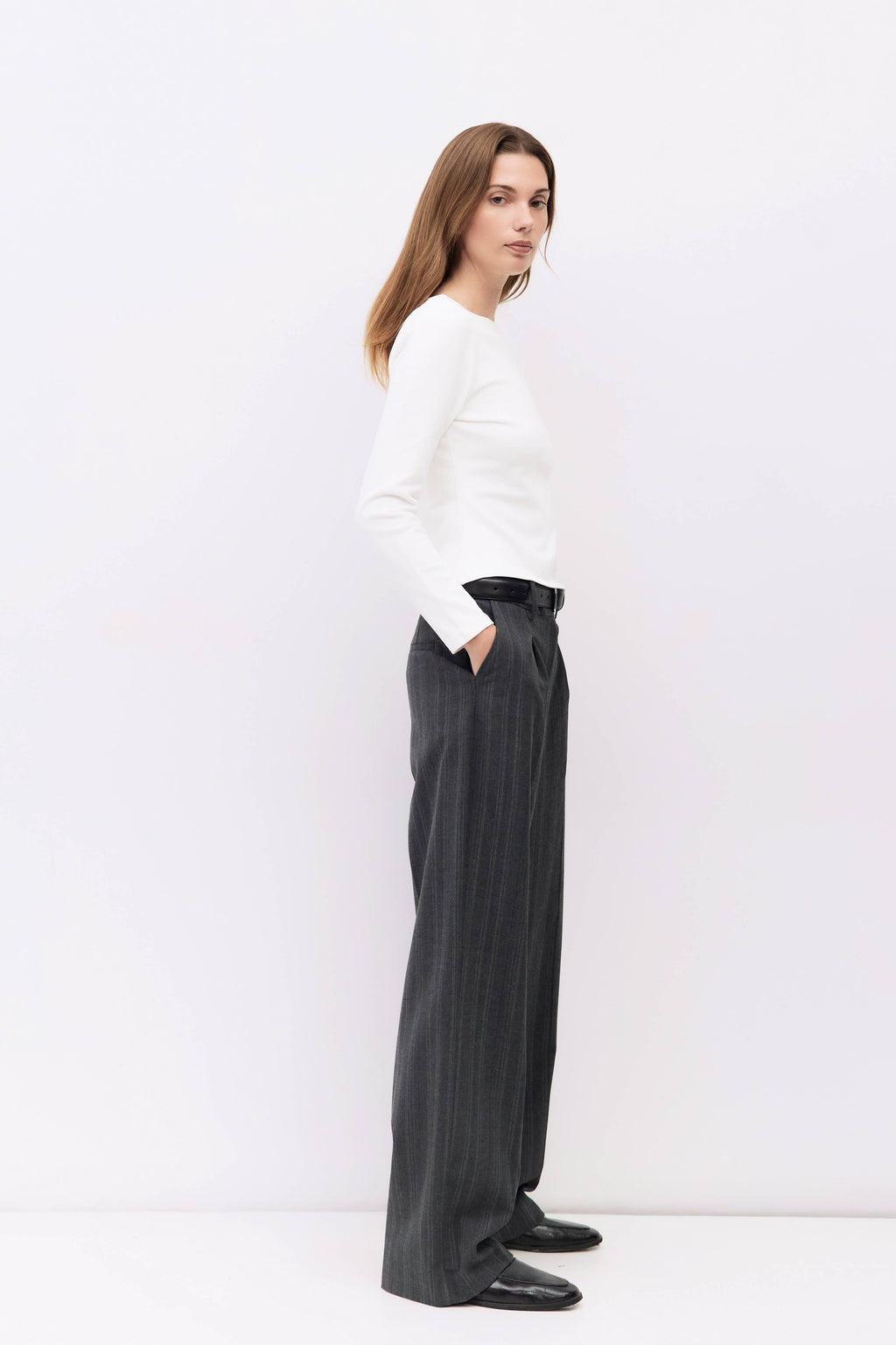 Martina Wide Neck Long Sleeve