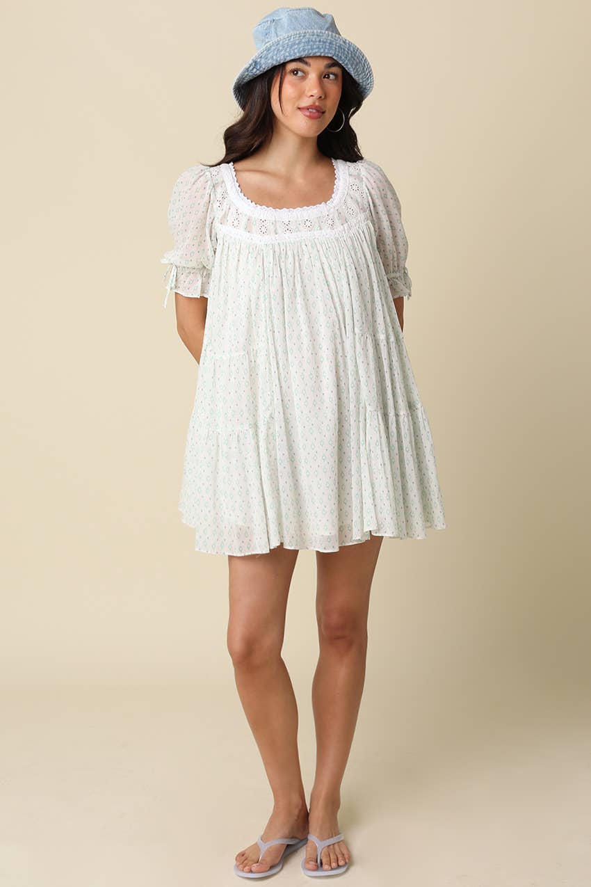 Emma Puff Sleeve Dress
