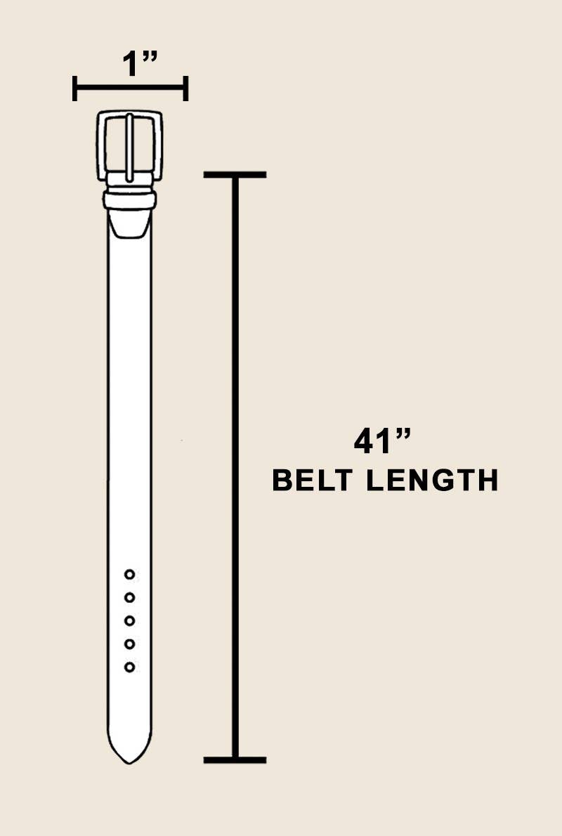 Round Buckle Rough Leather Belt
