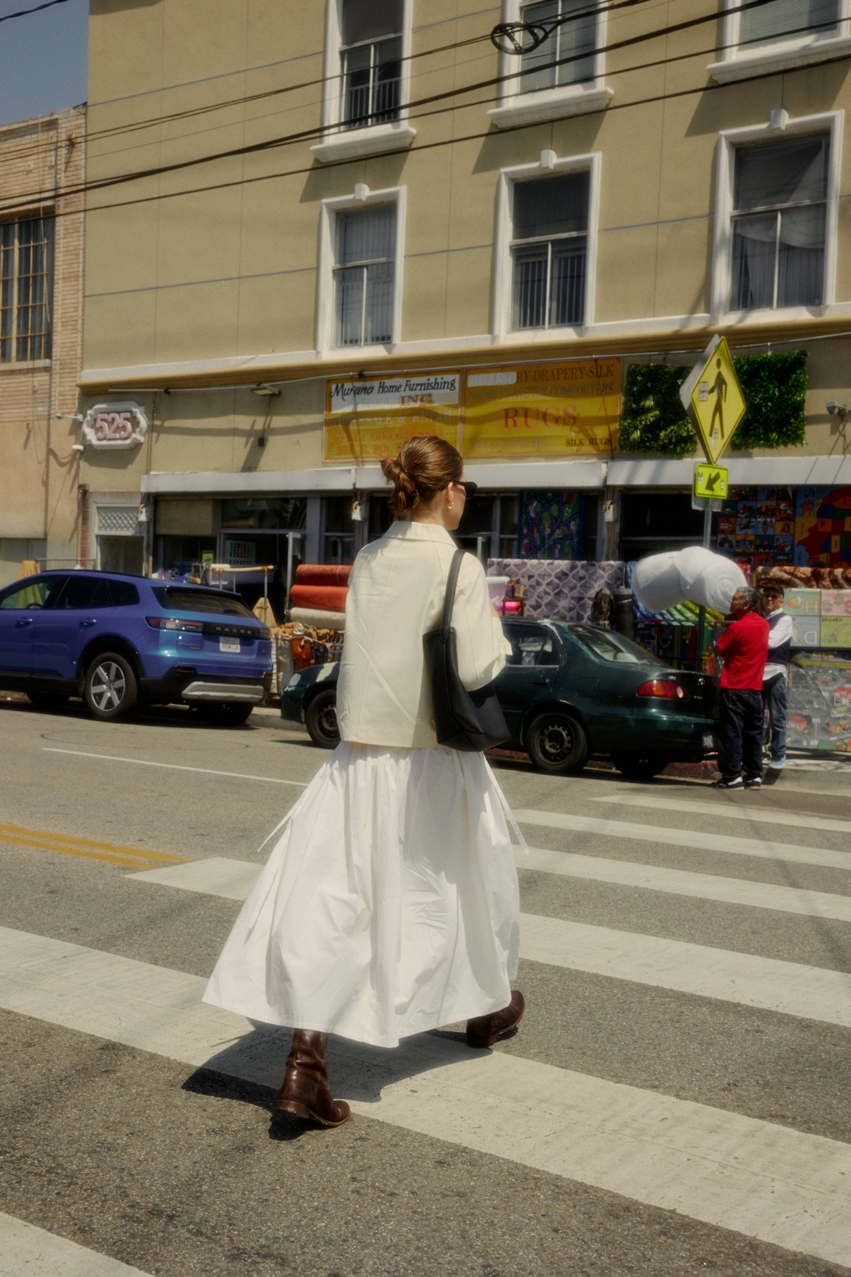 Kiana Side Tie Midi Skirt