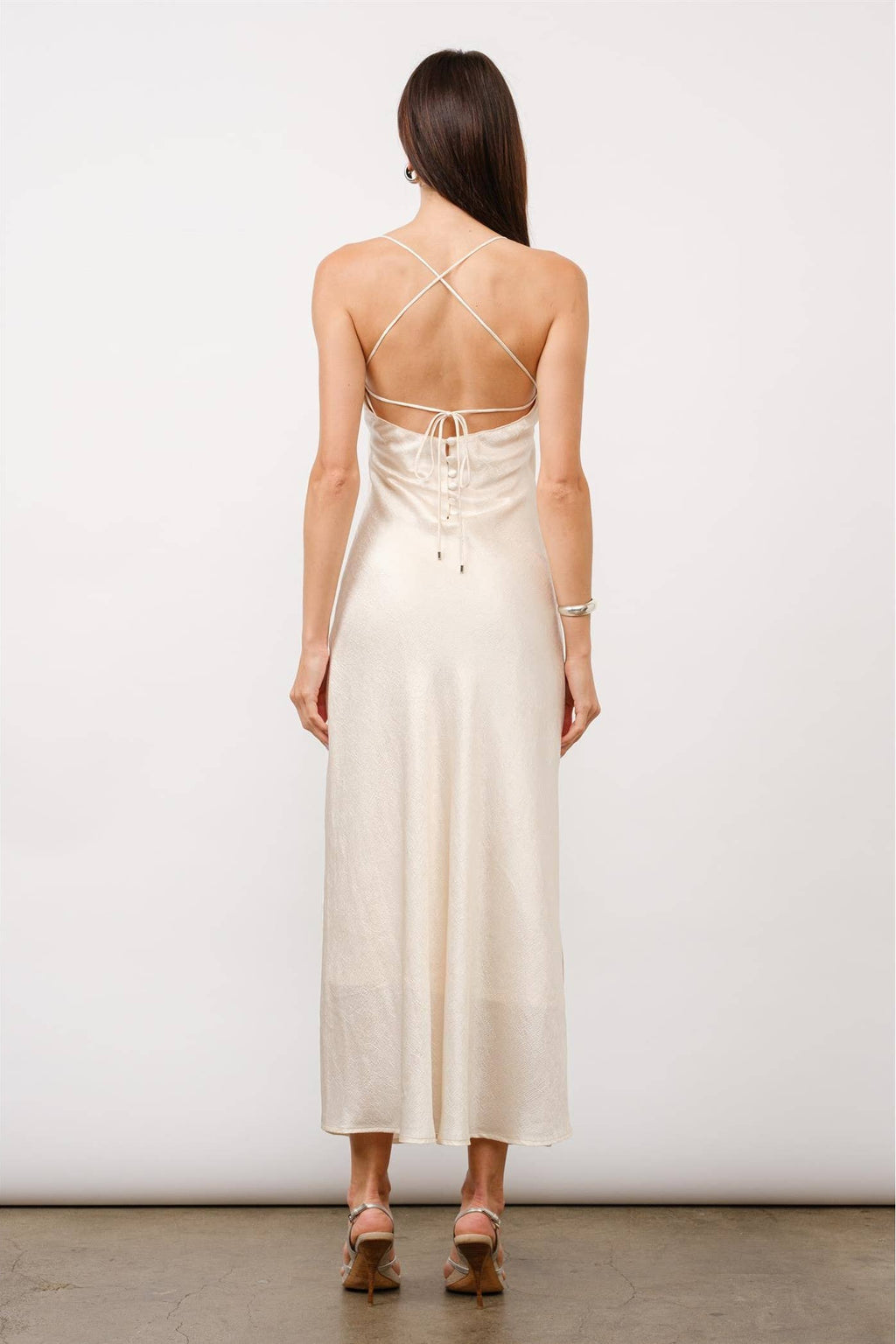 Paula Satin Slip Dress