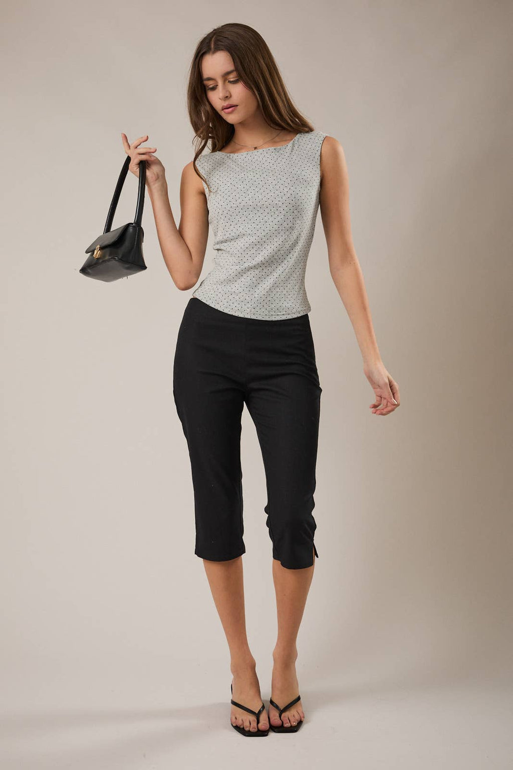 Low Waist Capri Pant
