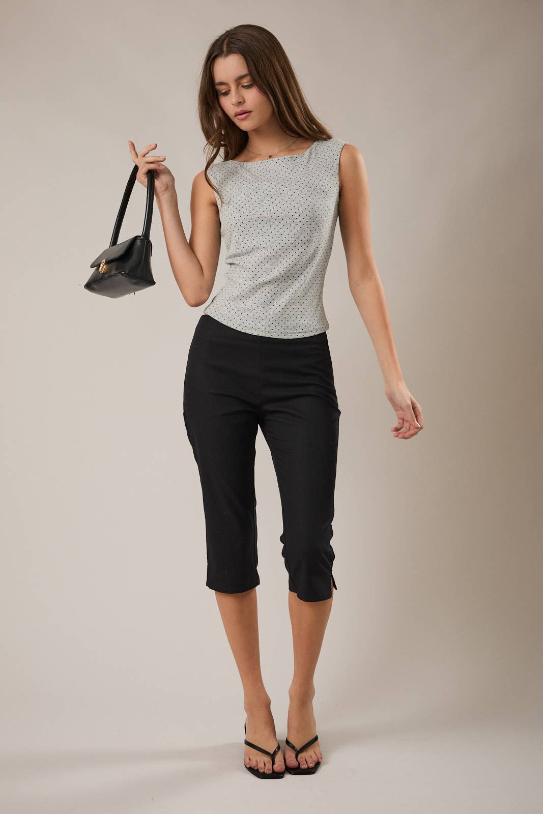 Low Waist Capri Pant
