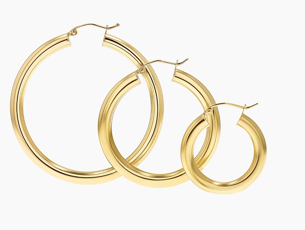 Porto Hoop Chunky Hoop Earrings 