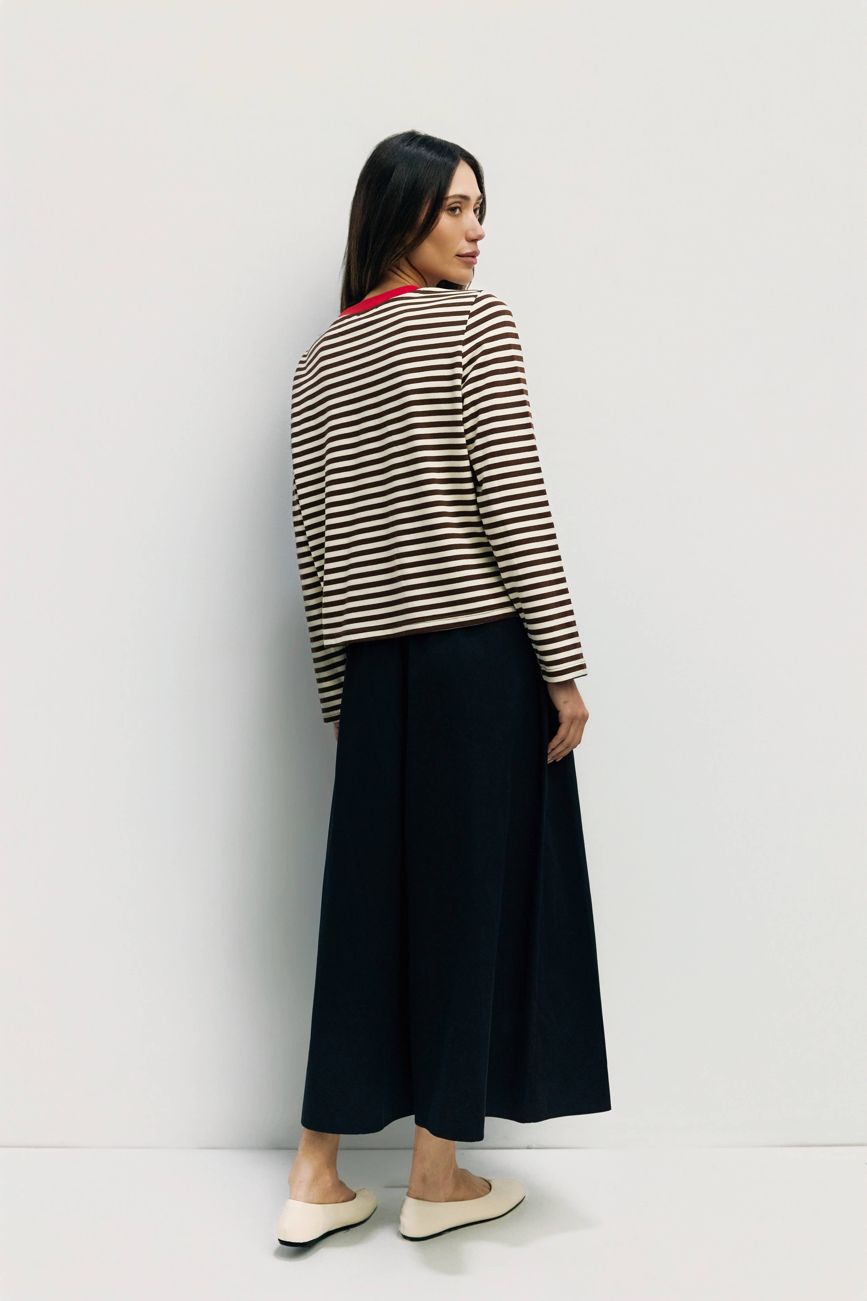 Kathleen Striped Long Sleeve T-Shirt