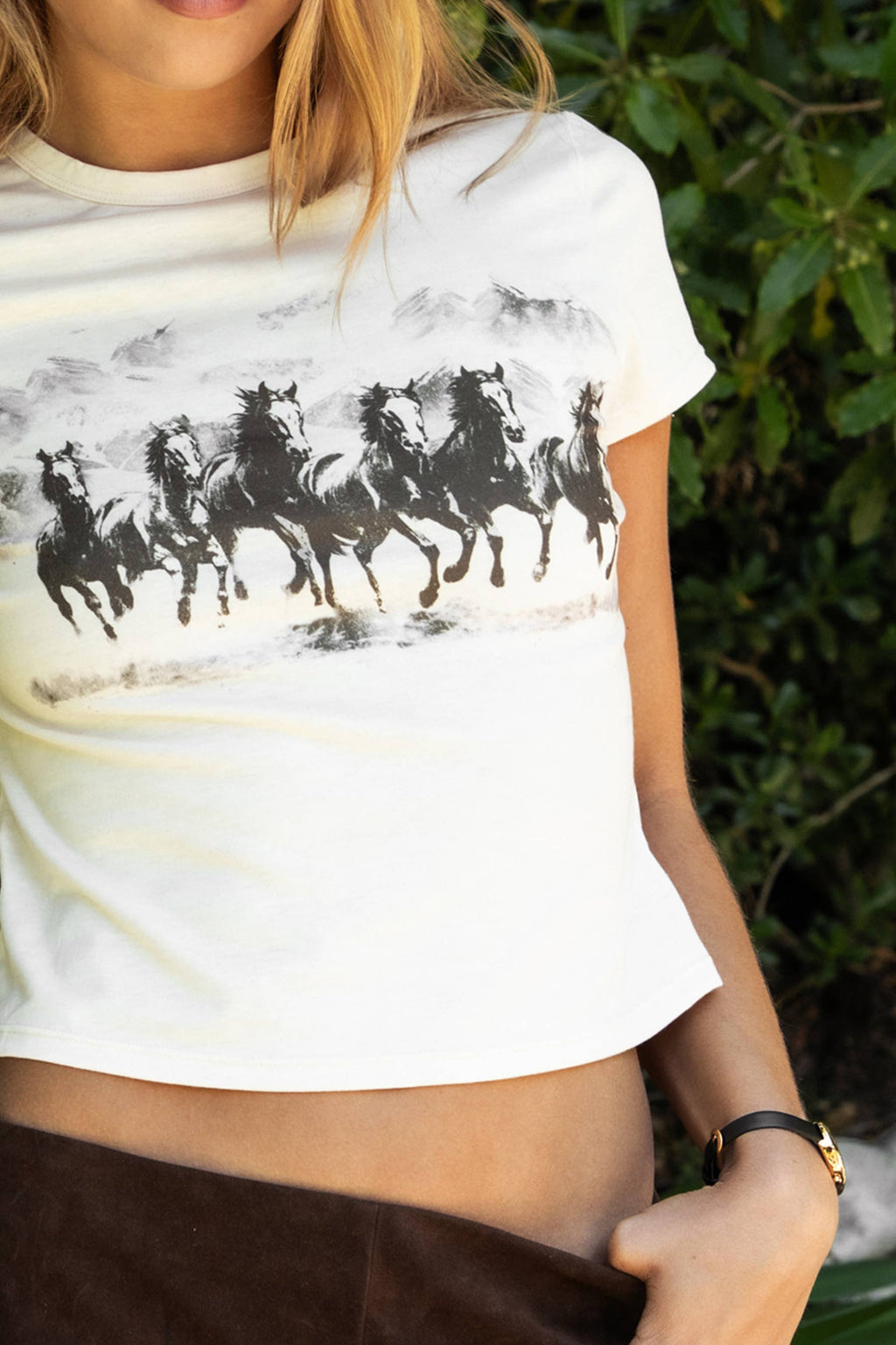 Bronwen Cropped Baby Tee