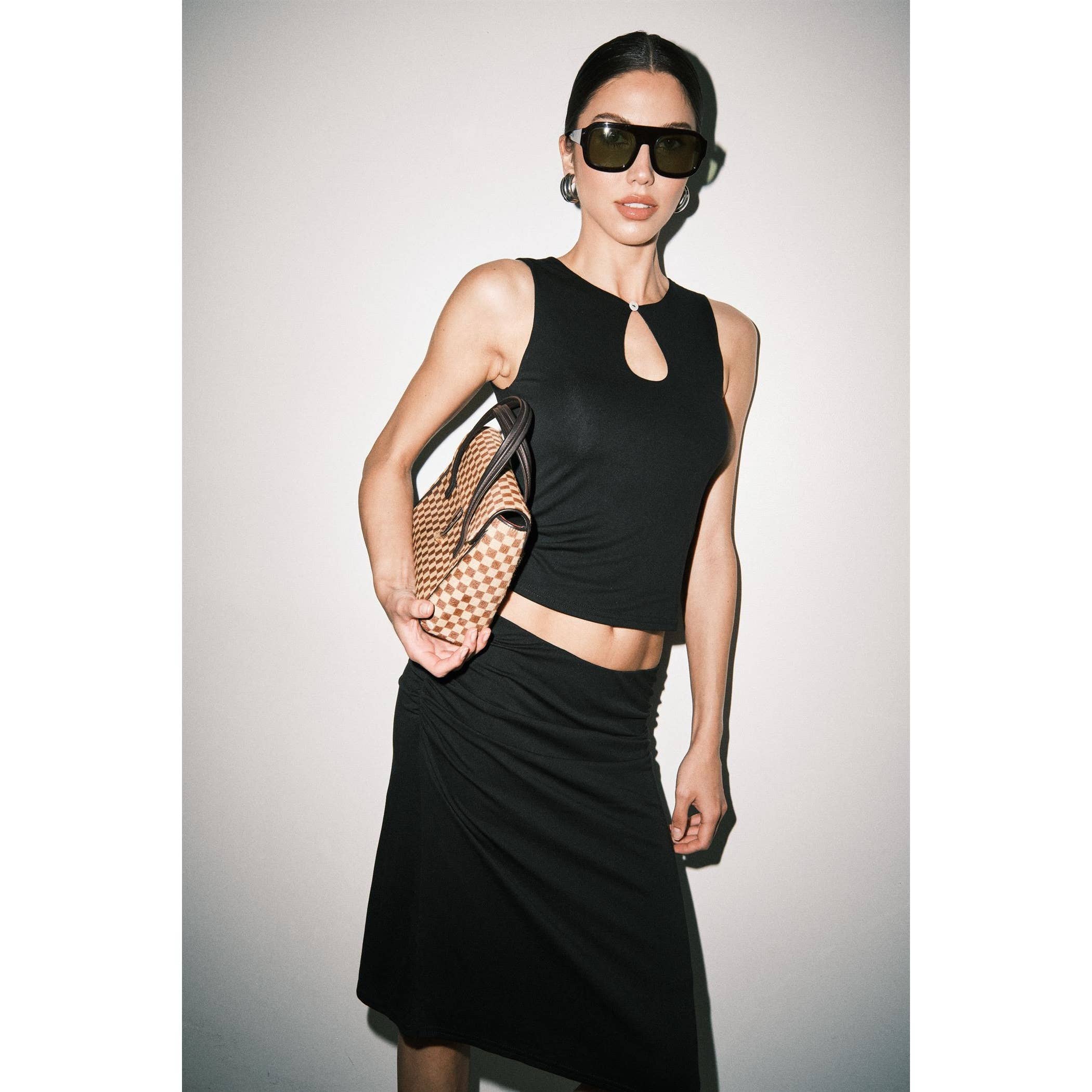 Delia Jersey Skirt