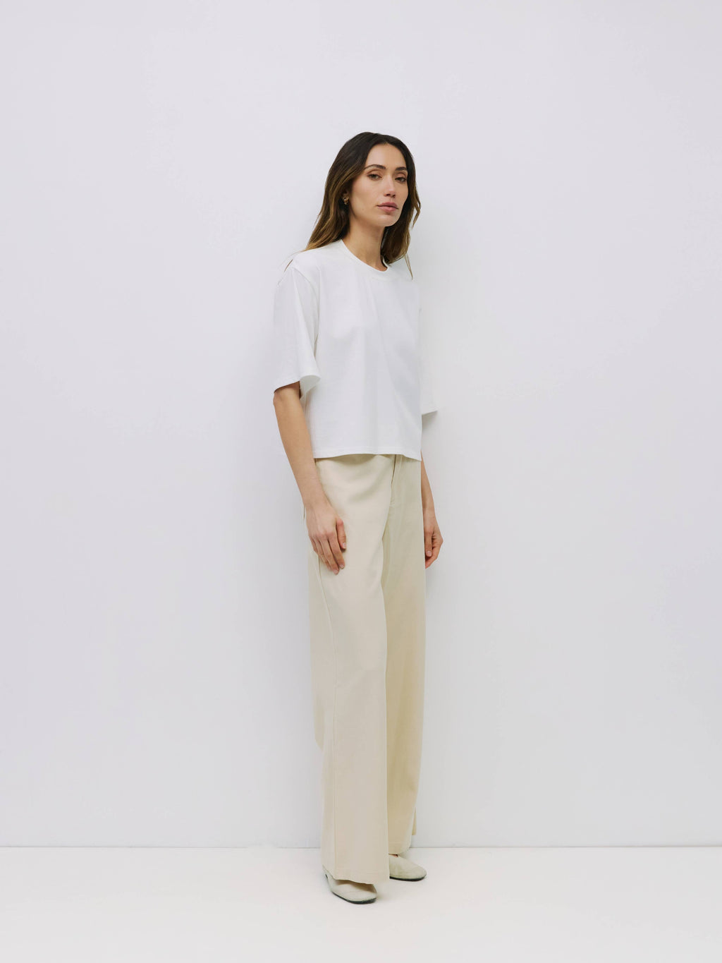 Daphne Cotton Elbow Tee