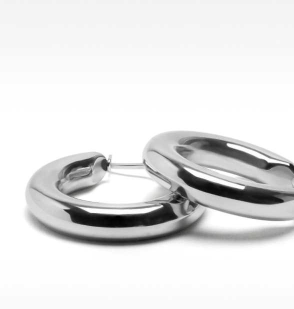 Porto Hoop Chunky Hoop Earrings 