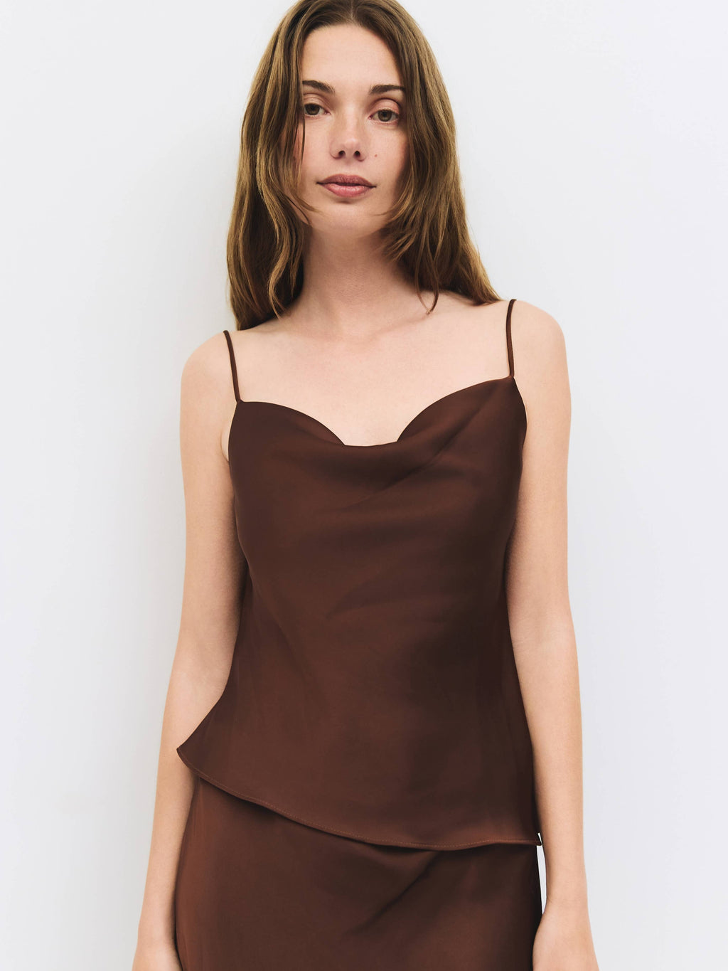 Elena Satin Tank Top