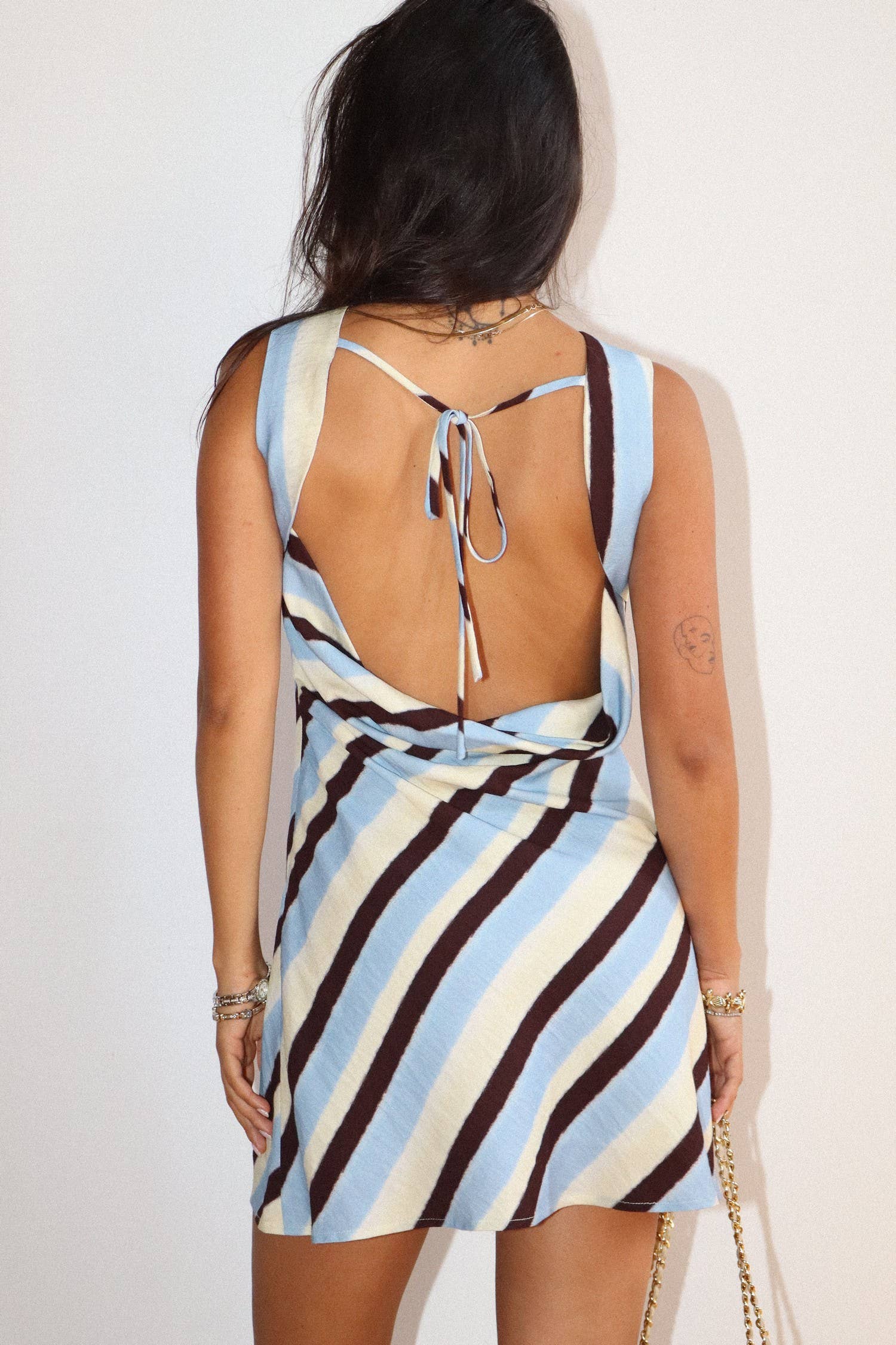 Milena Stripe Mini Dress