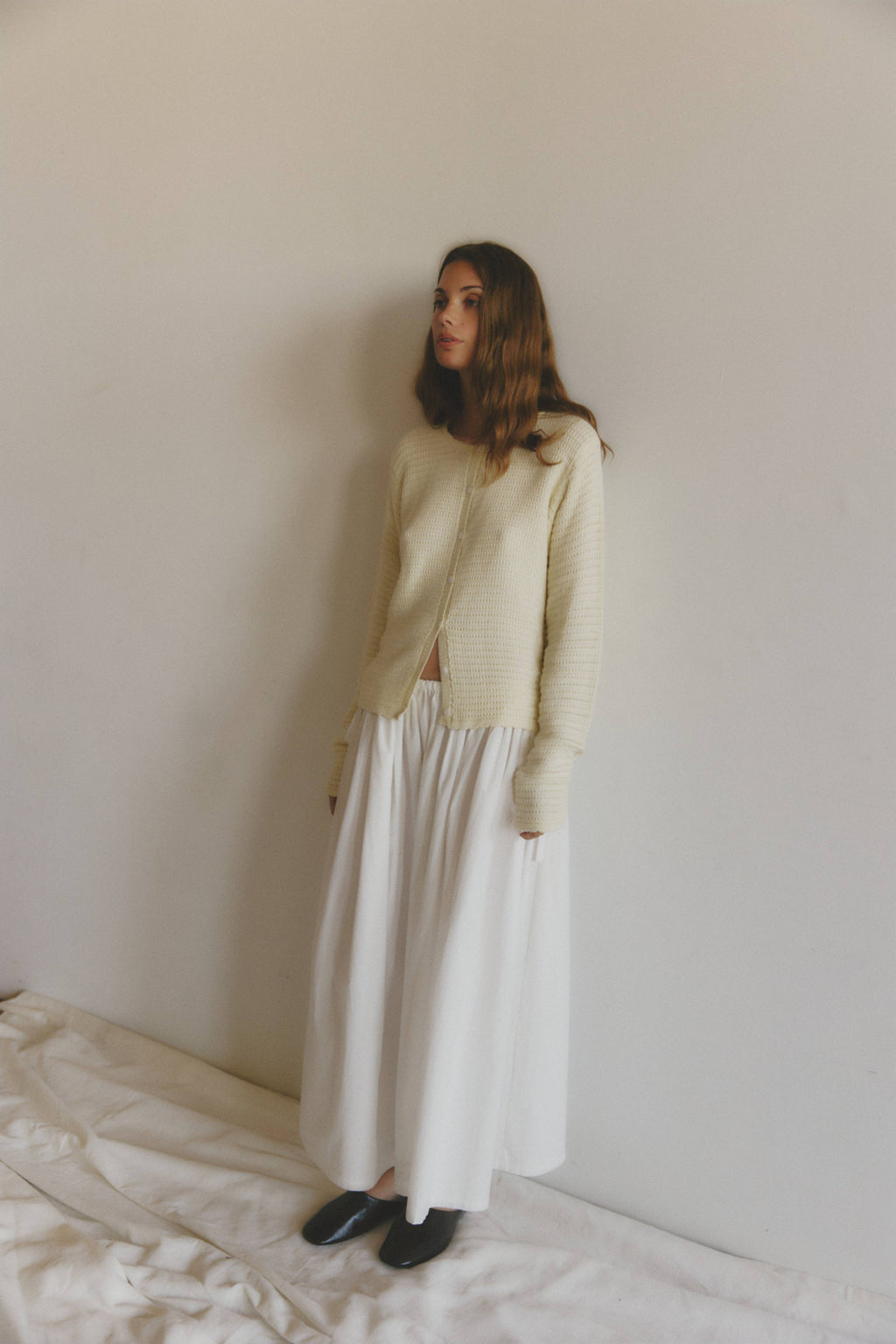 Kiana Side Tie Midi Skirt