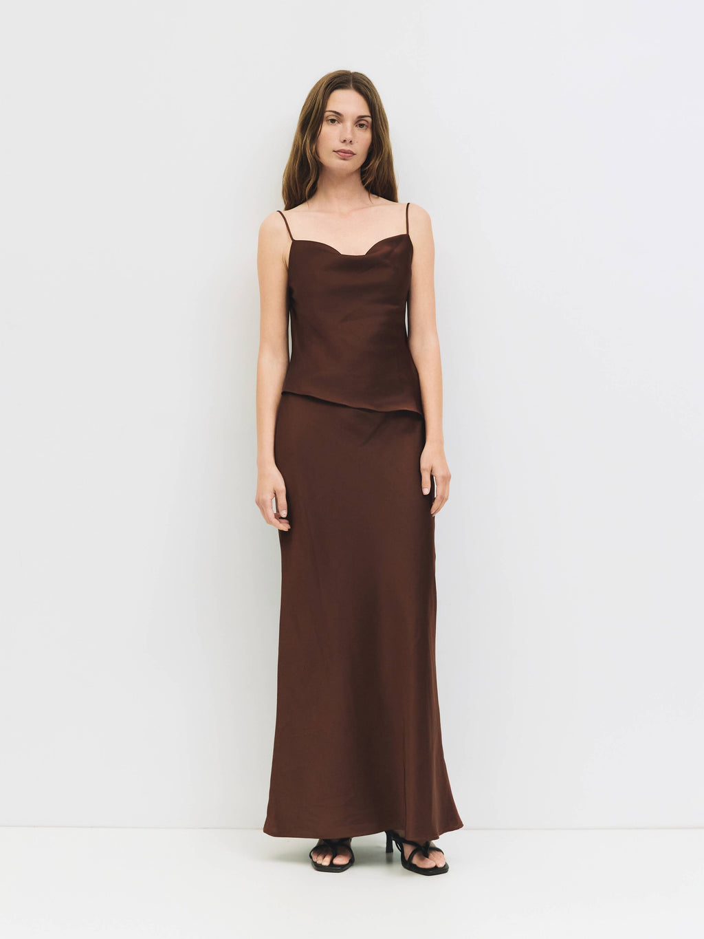 Elena Satin Tank Top