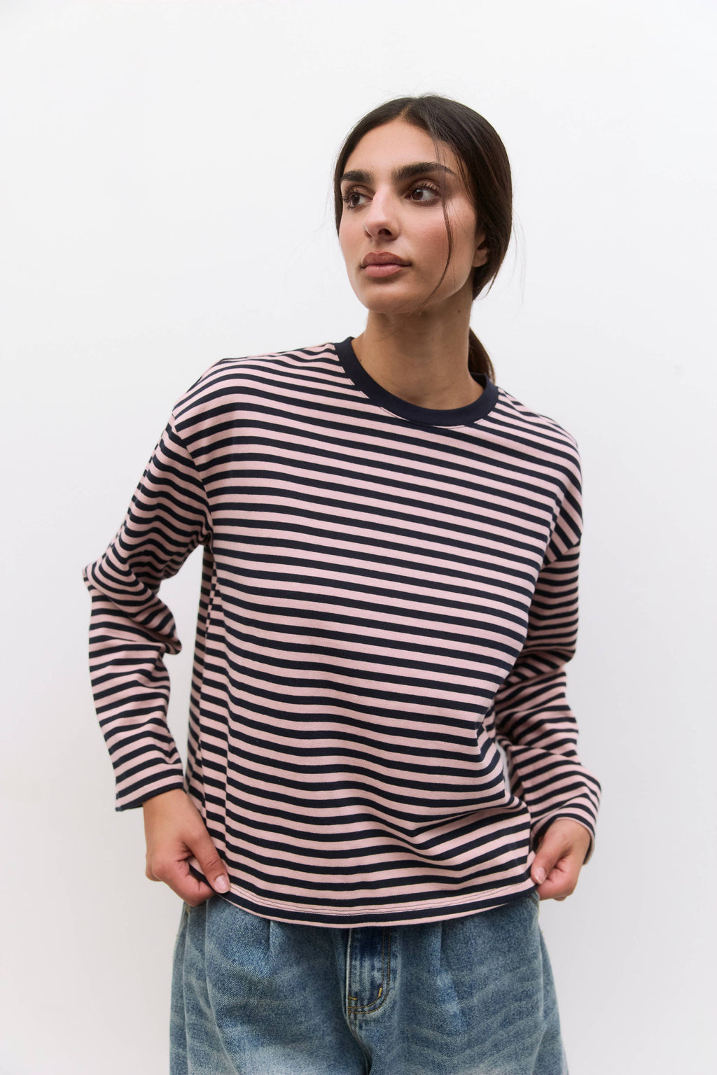 Callahan Striped Long Sleeve T-Shirt