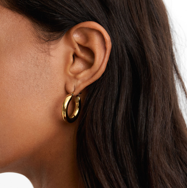 Porto Hoop Chunky Hoop Earrings 
