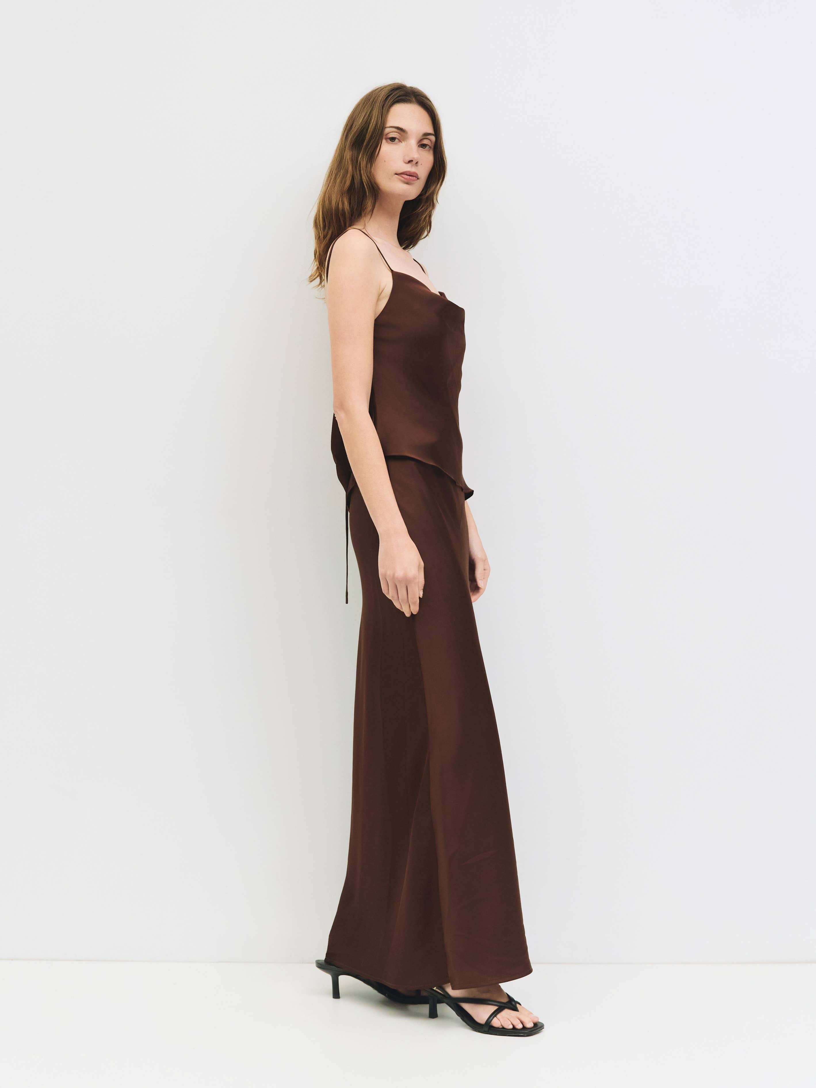 Elena Satin Tank Top